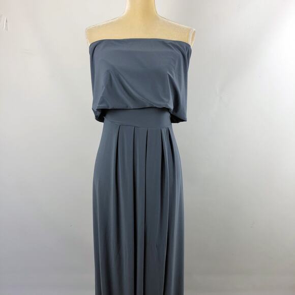 Loop Dress Carlos Saavedra LJ-Loop-Long Maxi Dress XL Blue Grey Silverstone - Picture 6 of 16